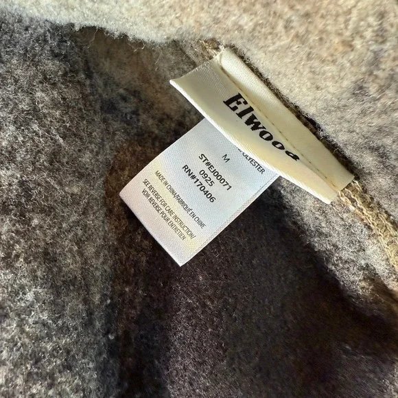 Elwood Petrol Workwear Cropped Jacket Khaki Tan Adult Medium NWT - Picture 8 of 8